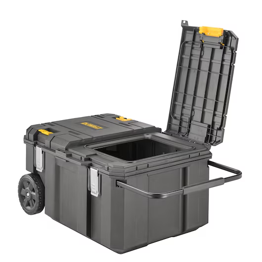 CAJA P/HERRAMIENTAS PLASTICA  TAPA DOBLE DEWALT CON RUEDAS