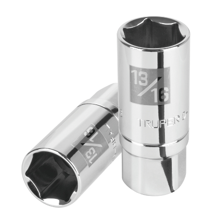 DADO DE 13/16", CUADRO DE 1/2", 6 PUNTAS PARA BUJIA , D-1226-HPAL