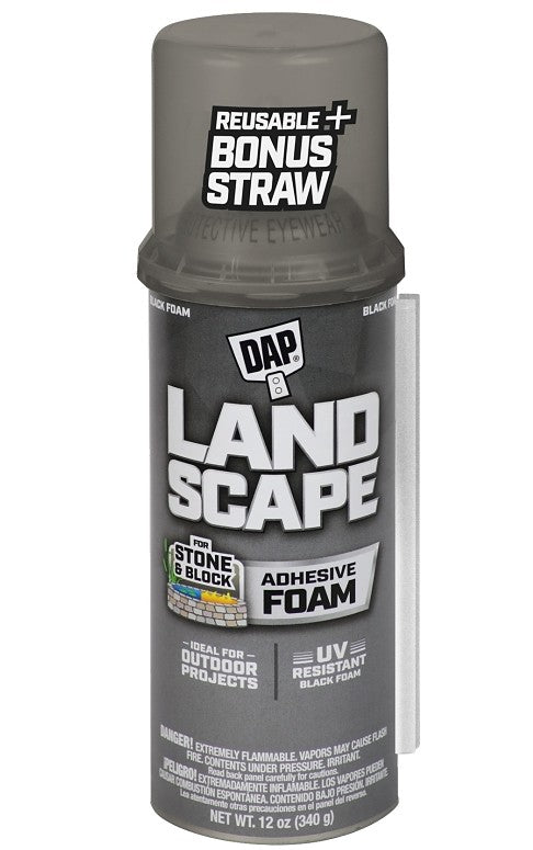 ESPUMA POLIURETANO, LAND SCAPE, PARA EXTERIOR, PIEDRA Y BLOCK, 12 oz