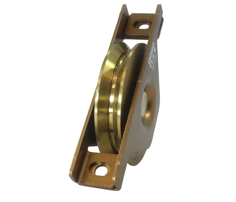 RUEDA DE ACERO PARA PORTON SOPORTE 100 mm