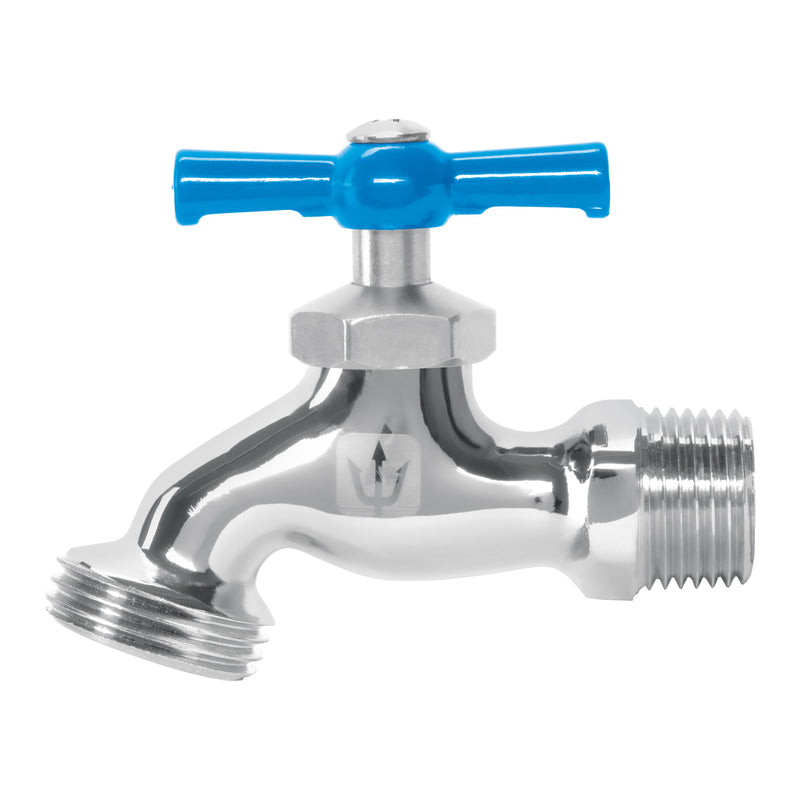 LLAVE JARDIN CROMADA 1/2 GRANDE 6/36