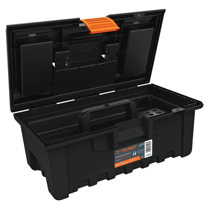 CAJA PARA HERRAMIENTA DE 14" CON COMPARTIMENTOS