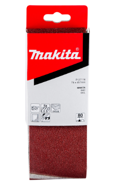 LIJA DE BANDA 3" X 18" G. 80 P/MAD 5 PZAS
