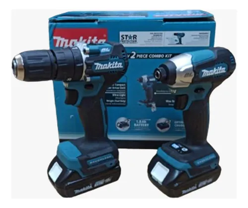 COMBO ROTOMARTILLO + ATORNILLADOR INALAMBRICOS 18 V DHP487Z,DTD157Z,DC18SD BL1815N