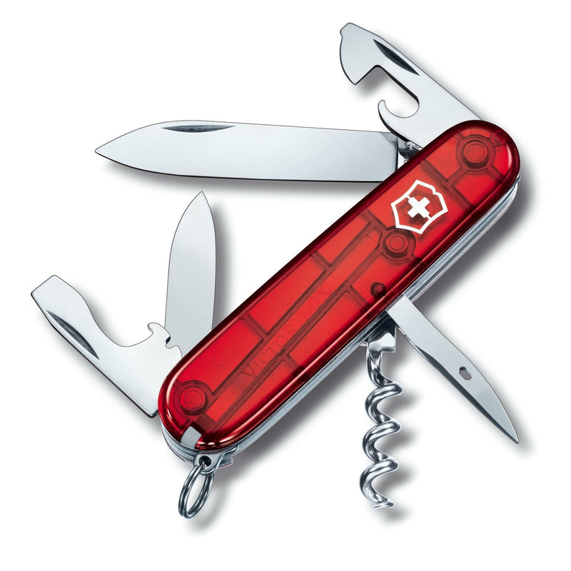 NAVAJA SPARTAN ROJA TRANSPARENTE 12 USOS VICTORINOX