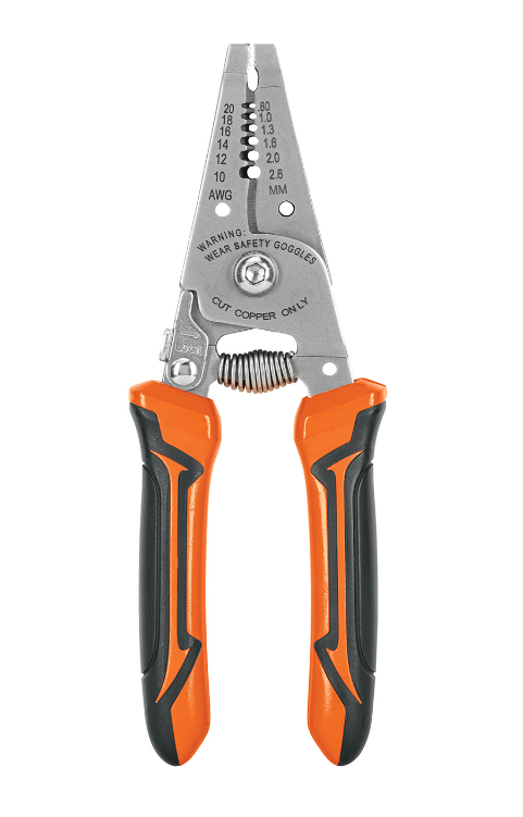 PINZA PELACABLES 6', 6 MEDIDAS"
