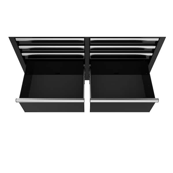 GABINETE HUSKY 42" X 18.1",  NEGRO CON RUEDAS