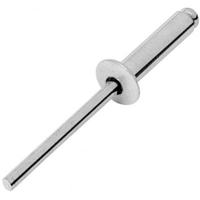 REMACHE DE ALUMINIO, DIAMETRO DE  5/32" X 1/4" DE AGARRE,  BOLSA 50 PZAS.