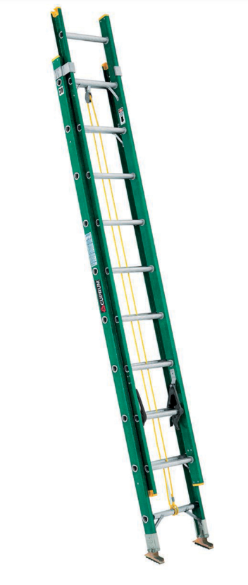 ESCALERA DE EXTENSION DE FIBRA DE VIDRIO 20' TIPO-II 175 kg
