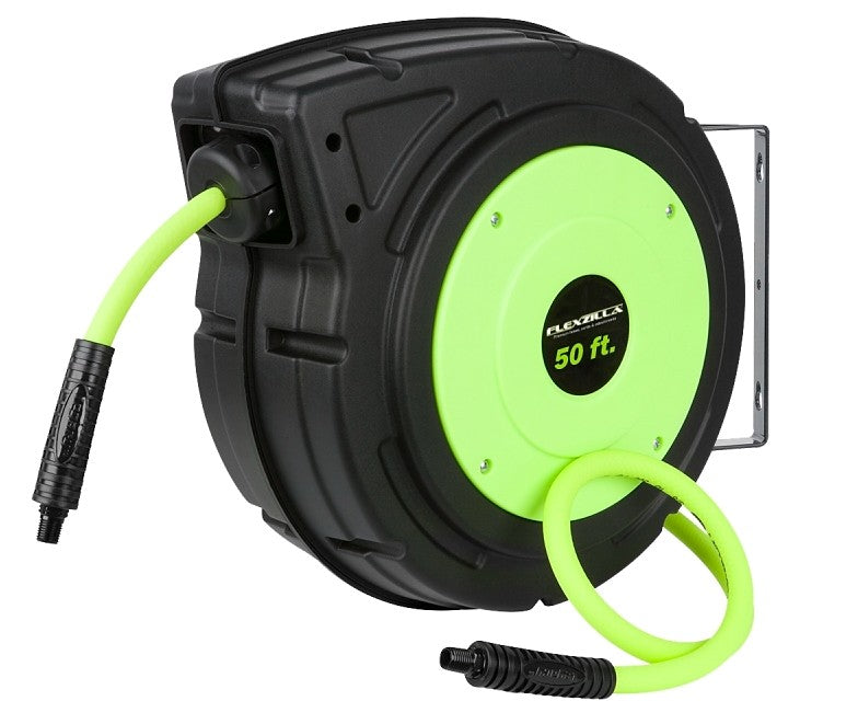 CARRETE PARA MANGUERA DE AIRE 3/8" X 50 FT 150 PSI FLEXZILLA