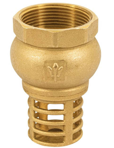 VALVULA DE PIE O PICHANCHA CON REJILLA DE LATON 1-1/2" FOSET