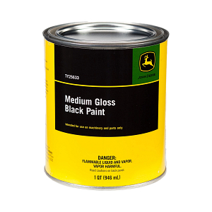 PINTURA JOHN DEERE, NEGRA, MEDIUM GLOSS, 1 L