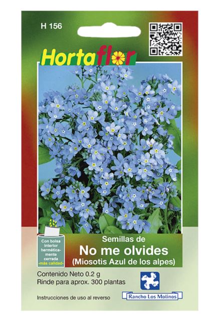 SOBRE DE SEMILLAS DE NO ME OLVIDES HORTAFLOR, CONTENIDO DE .02G