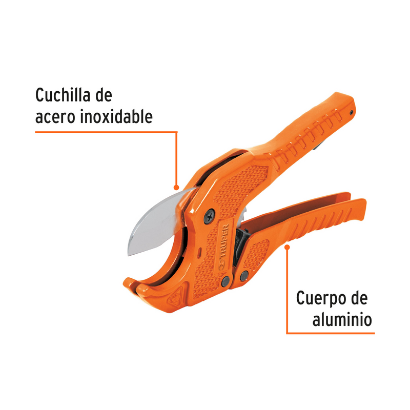 CORTADOR DE TUBO DE PLASTICO, 1-5/8"
