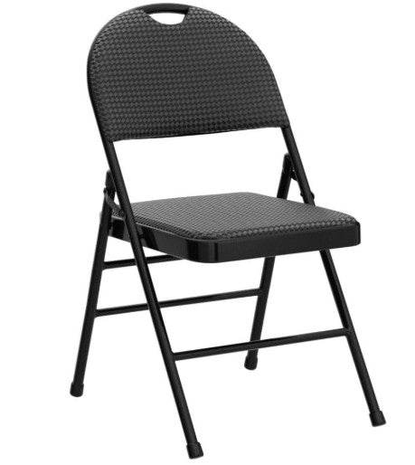 JUEGO DE SILLAS PLEGABLES 4 pz NEGRAS COSCO SEMI COMERCIAL