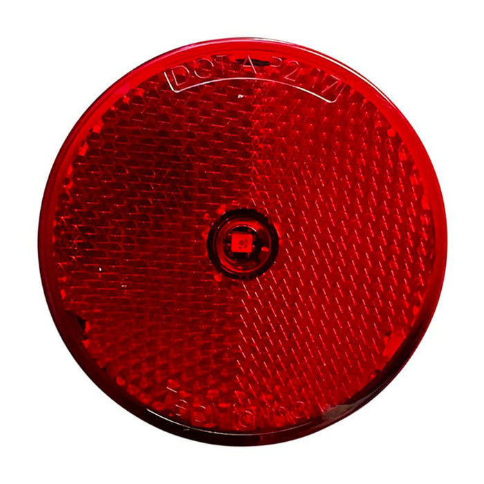 FOCO REDONDO DE 2 1/2" DE 4 LED ROJO 12 VOLTS