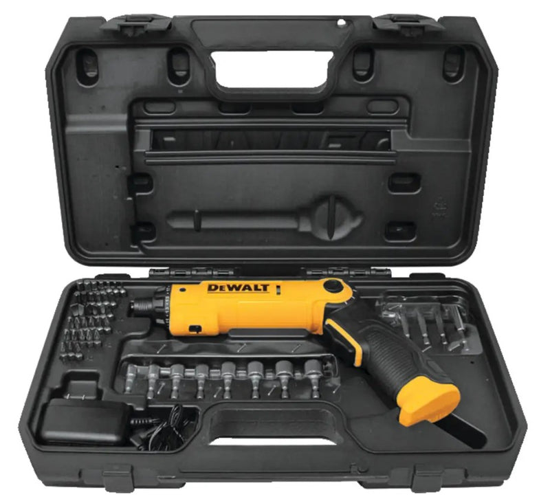 ATORNILLADOR DE 1/4" GIRATORIO DE 8V DEWALT