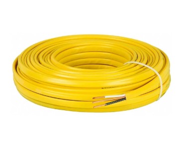 CABLE AMARILLO DE 3 ALAMBRES ROMEX DE 12/2 250 ft (76.2m) (ROLLO 76 METROS)