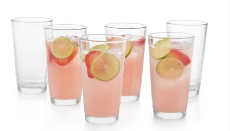 JUEGO DE VASOS  6 PIEZAS CRISA
