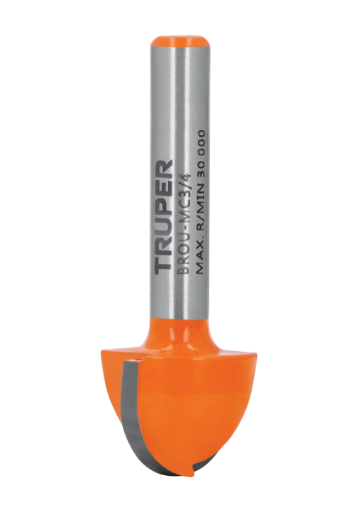 BROCA PARA ROUTER, MEDIA CAÑA DE 3/4"
