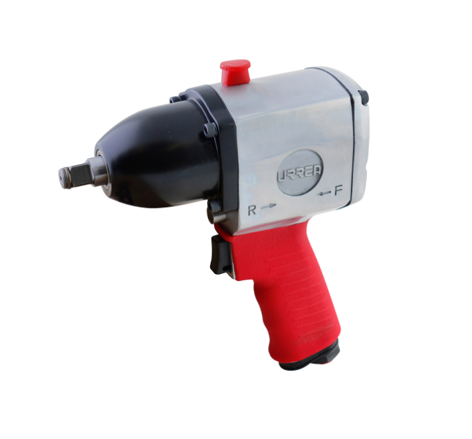 PISTOLA DE IMPACTO NEUMATICA DE 1/2", URREA, C/JUEGO DE DADOS STD Y EXTENSION, 13 PZS 4HK