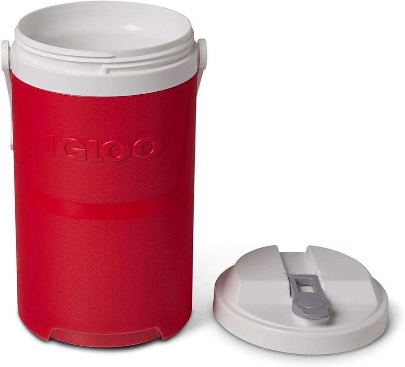 Termo IGLOO Laguna 1 gal rojo, tapa y asa desmontables con seguro