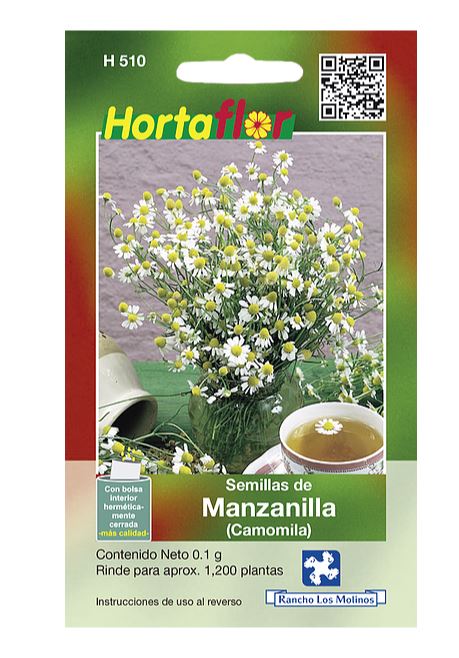 SOBRE DE SEMILLAS DE MANZANILLA HORTAFLOR, CONTENIDO DE .1G