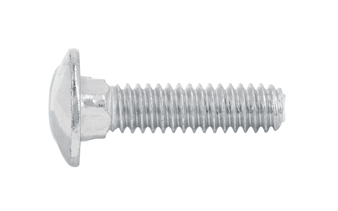 TORNILLO TIPO COCHE, GALVANIZADO, 1/4 X 1" (PIEZA)