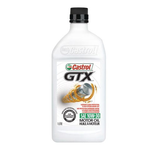 ACEITE PARA MOTOR A GASOLINA, CASTROL GTX 10W-30, 940 ml