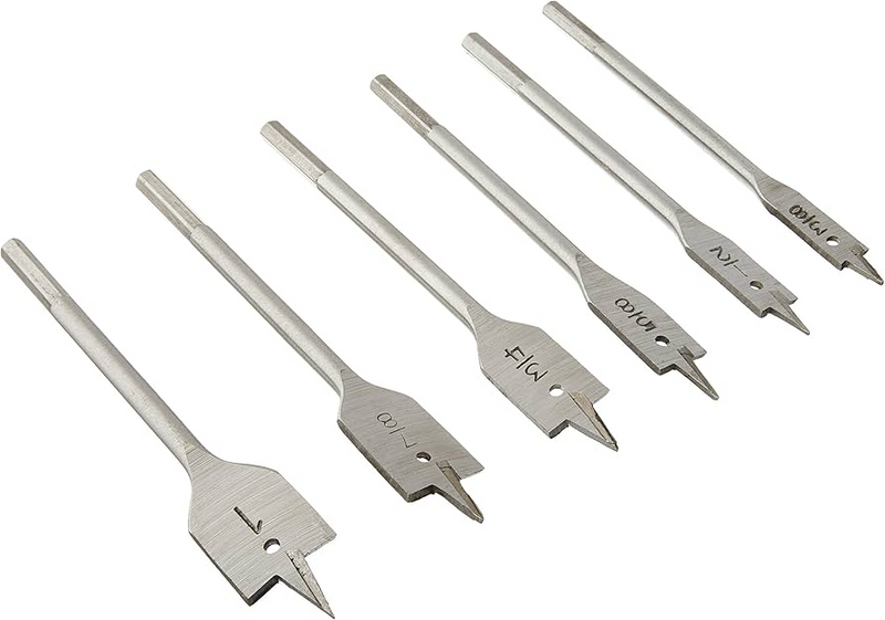 JUEGO DE 6 BROCAS PARA MADERA TIPO PALETA