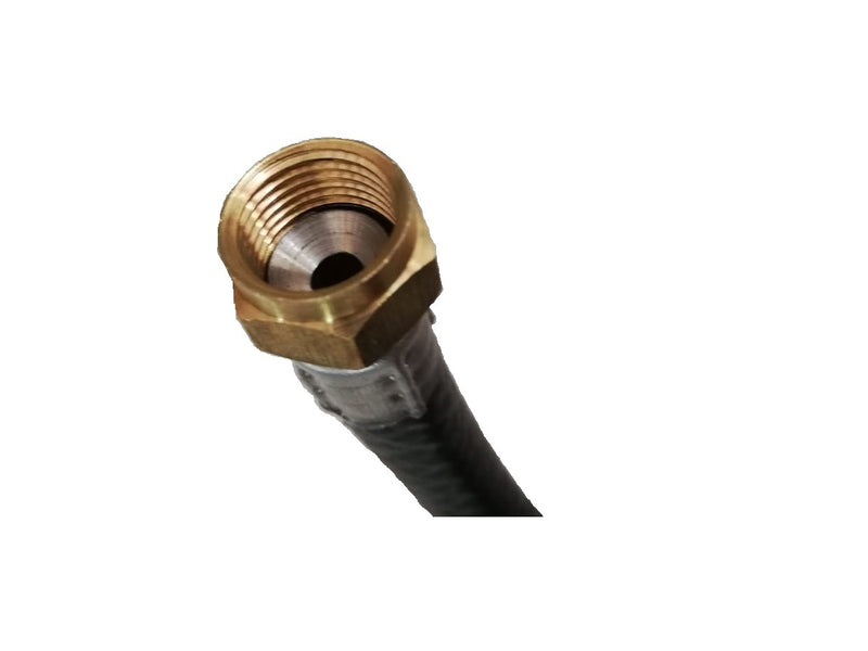 MANGUERA PARA GAS NEGRO 3/8 X 3 m