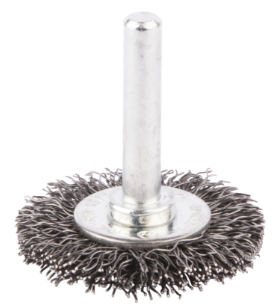 CARDA REDONDA DE ALAMBRE 1 1/2" ZANCO 1/4" P/TALADRO