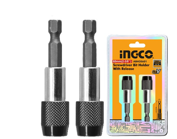 ADAPTADOR PARA PUNTAS DE ATORNILLADOR 60 mm 2 PIEZAS