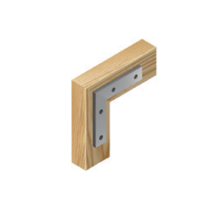 ESCUADRAS ESQUINERAS PLANAS 2"X 2" 24 PZ FIERO