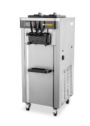 MAQUINA DE HELADOS SUAVE 3 DISPENSADORES 2 SABORES 1 COMBINADO