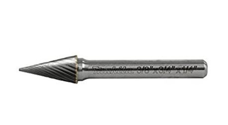LIMA ROTATIVA CONICA PUNTADA TIPO DIAMANTE P/INOX ZANCO 1/4"