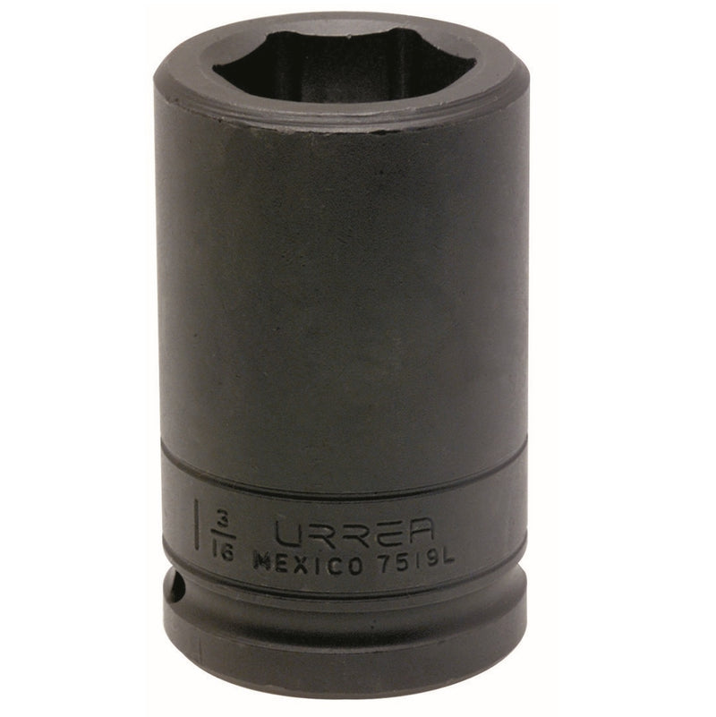 DADO DE IMPACTO DE 1-11/16", CUADRO DE 3/4", 6 PUNTAS, LARGO