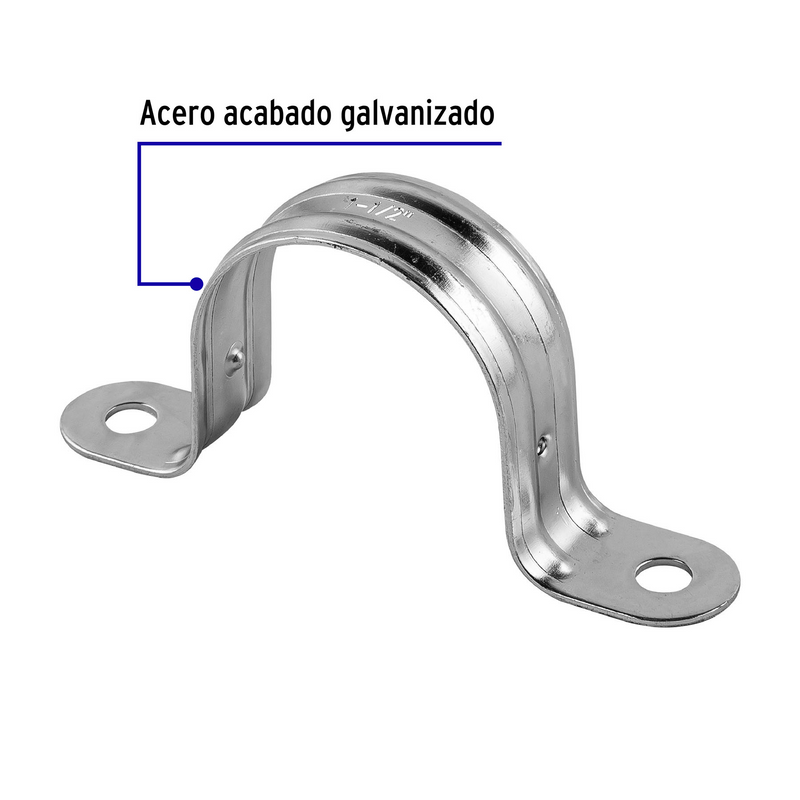 ABRAZADERA TIPO OMEGA PARA TUBO DE 1-1/2"" VOLTECK