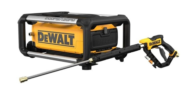 HIDROLAVADORA CON MOTOR ELECTRICO 2100 PSI 1.2 GPM 13 AMP DEWALT