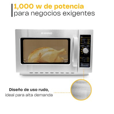 HORNO DE MICROONDAS ANALOGO RHINO 1000W