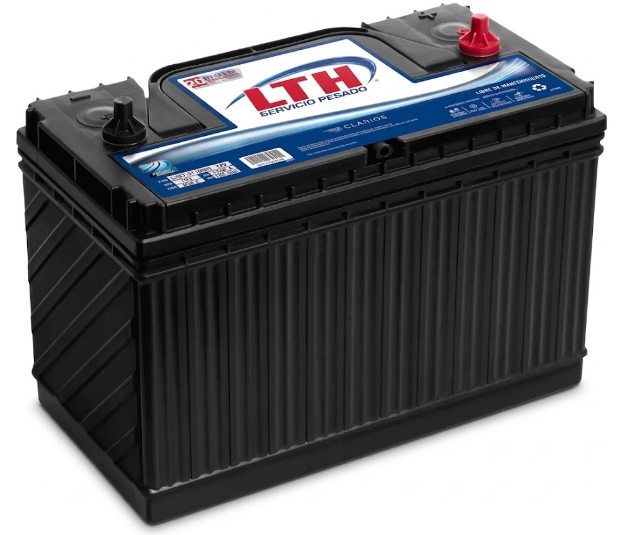 ACUMULADOR "31P" LTH SERV. PESADO DE 900 AMP. DE ARRANQUE EN FRIO, +/-, DE POSTE