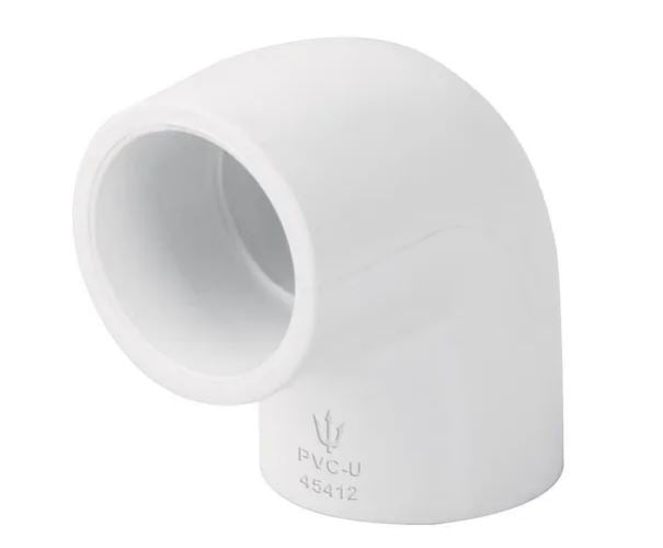 CODO DE PVC, 90°, 1"