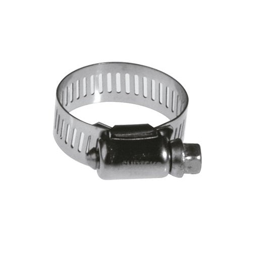 ABRAZADERA SINFIN DE ACERO INOXIDABLE DE 1/2-3/4" (PIEZA)