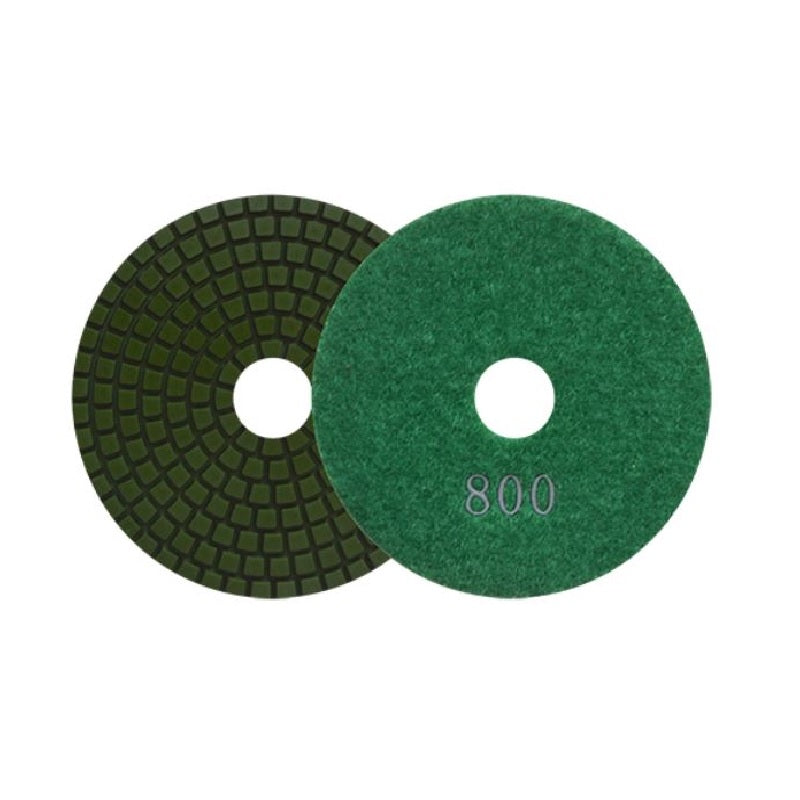 PAD DE DIAMANTE G-800 DE 4" CON VELCRO MARCA HUM