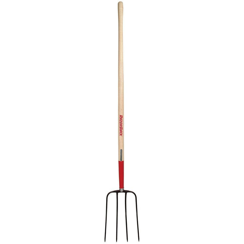 BIELDO DE 4 PICOS, MANGO DE 48'' RAZOR BACK
