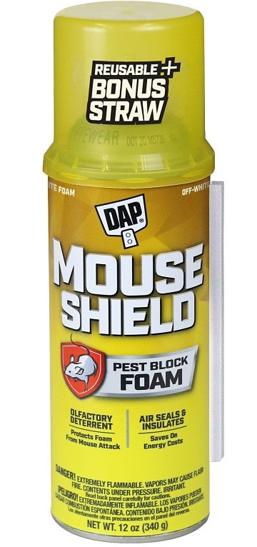 ESPUMA DE POLIURETANO, MOUSE SHIELD, ANTI PLAGAS  12 oz