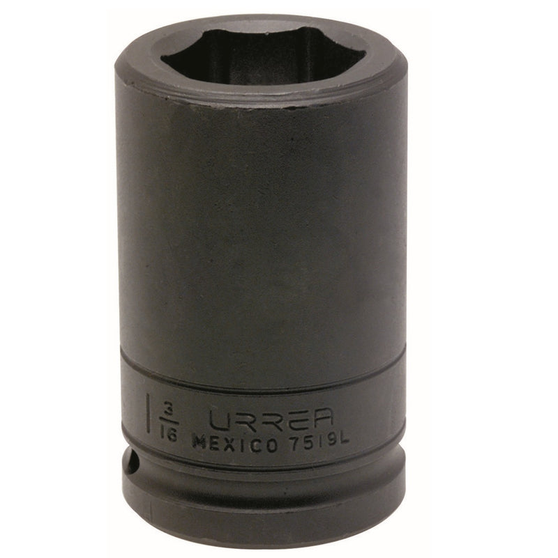 DADO DE IMPACTO DE 15/16", CUADRO DE 3/4", 6 PUNTAS, LARGO