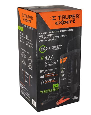 CARGADOR DE BATERIAS TRUPER, 12V  200 AMP , CON RUEDAS EXPERT