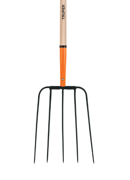BIELDO DE 5 PICOS, MANGO DE 48"