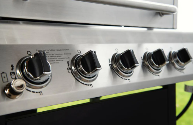 ASADOR DE GAS NEXGRILL, DE ACERO INOXIDABLE, 5 QUEMADORES